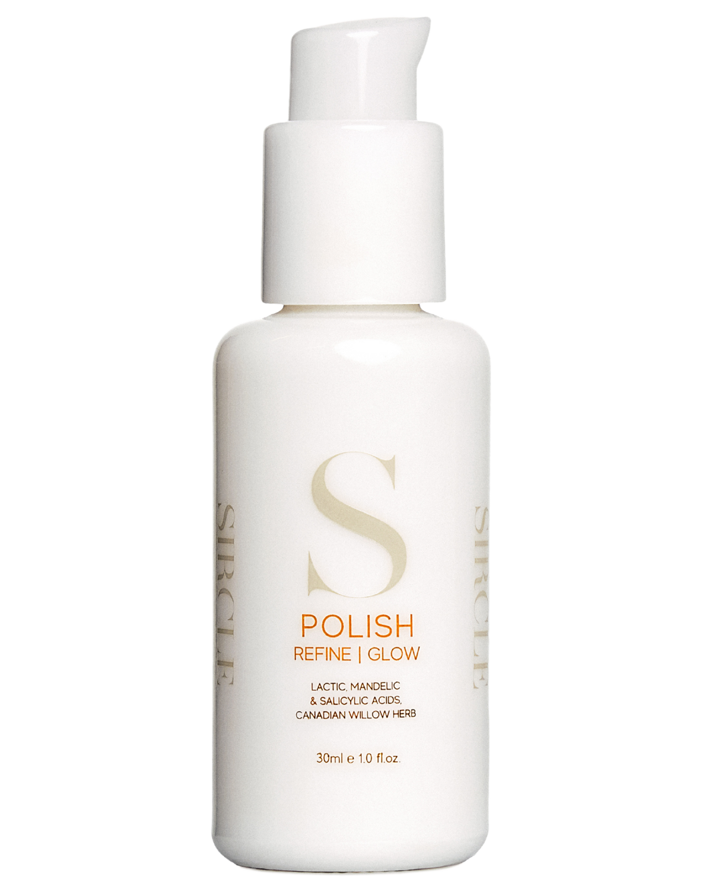 Sircle Polish Refine & Glow - a skincare exfoliator product